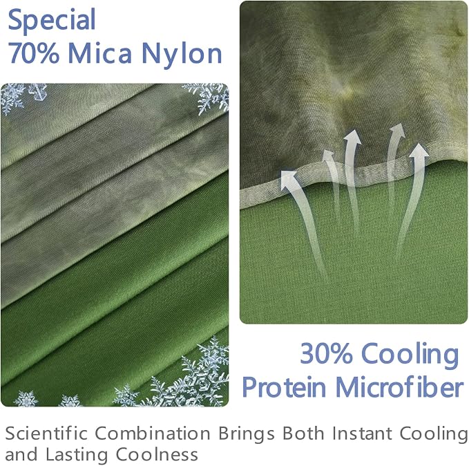 Topcee Cooling Blanket for Hot Sleepers, Absorbs Heat to Keep Body Cool for - Image 3