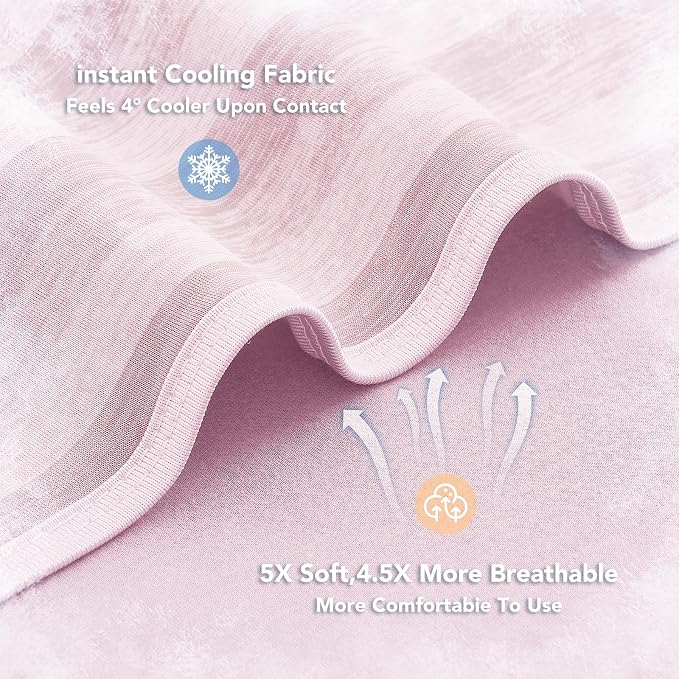 GOHERO Cooling Blanket Queen Size- 90"x90" Summer Cooling Throw Blanket - Image 4