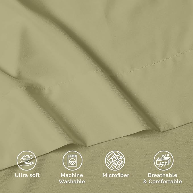 Luxury Flat Sheet on Amazon Elegant Comfort Wrinkle-Free 1500 Premier Hotel - Image 7