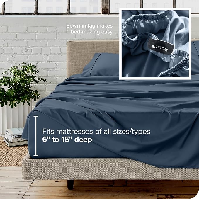 Bare Home Full XL Sheet Set - Image 5