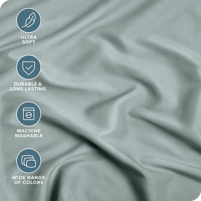 Bare Home Fitted Bottom Sheet Full Size - Image 2