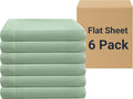 ZPECC Bulk Flat Sheets Only Twin Size 6 Pack, Easy Sort Top Bed Sheet by by ZPECC-ABrandThatHasBeenFocusedOnBabyProductsFor18Years