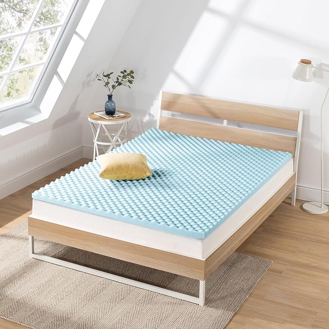 Best Price Mattress 2 Inch Egg Crate Memory Foam, Cooling Gel Infusion - Image 2
