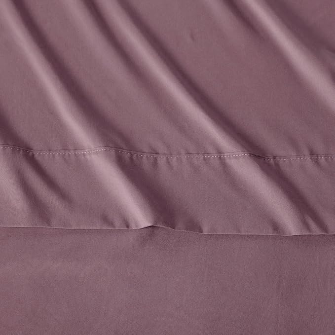 Amazon Basics Lightweight Microfiber 4-Piece Bed Sheet Set - Image 4