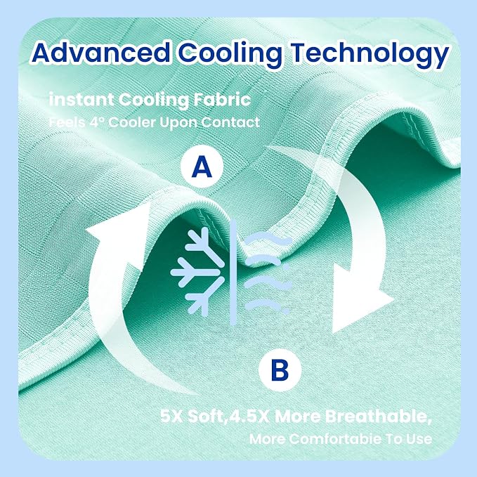 Topcee Cooling Blanket Full Size- 60"x90" Summer Cooling Throw Blanket - Image 5