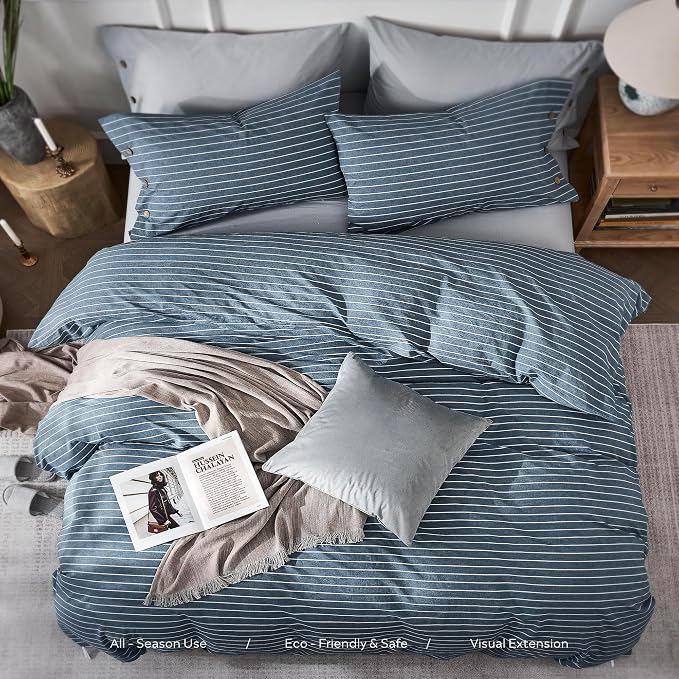 JELLYMONI Cotton Duvet Cover Oversized Queen Size - Image 8