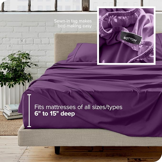 Bare Home Queen Sheet Set - Image 5