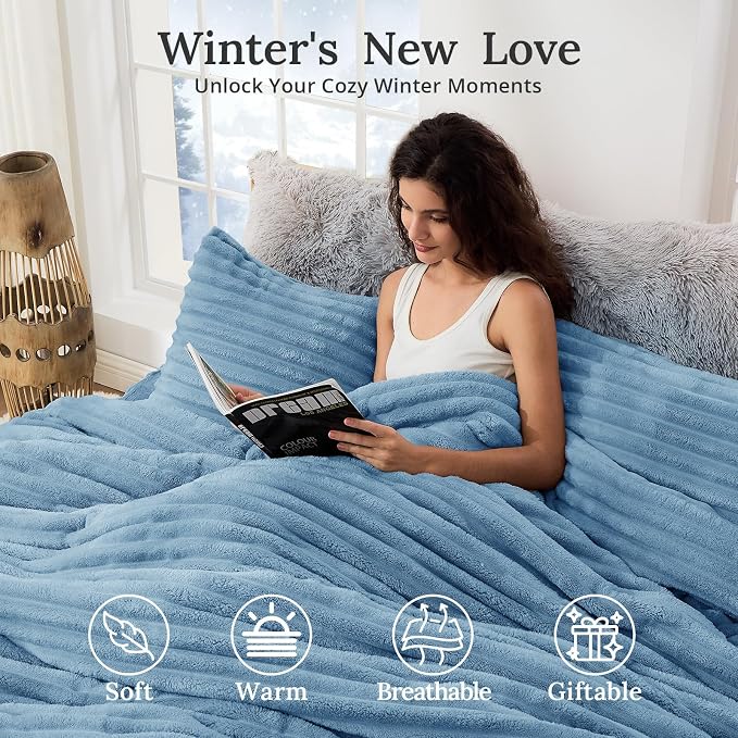 Sasttie Queen Comforter Set 3 Pieces - Image 2