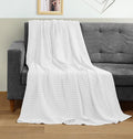 Utopia Bedding 100% Cotton Waffle Weave Blanket Throw Size by UTOPIABEDDING