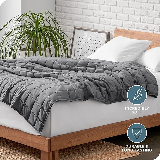 Bare Home Weighted Blanket Full or Queen Size 15lb - Image 5