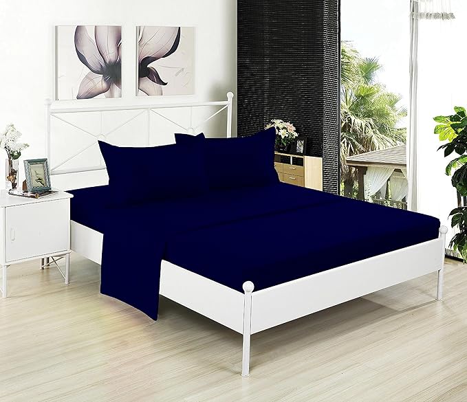 Microfiber Full Fitted Sheets – 1800 Thread Count, Ultra Soft, Wrinkle-Resistant - Image 3