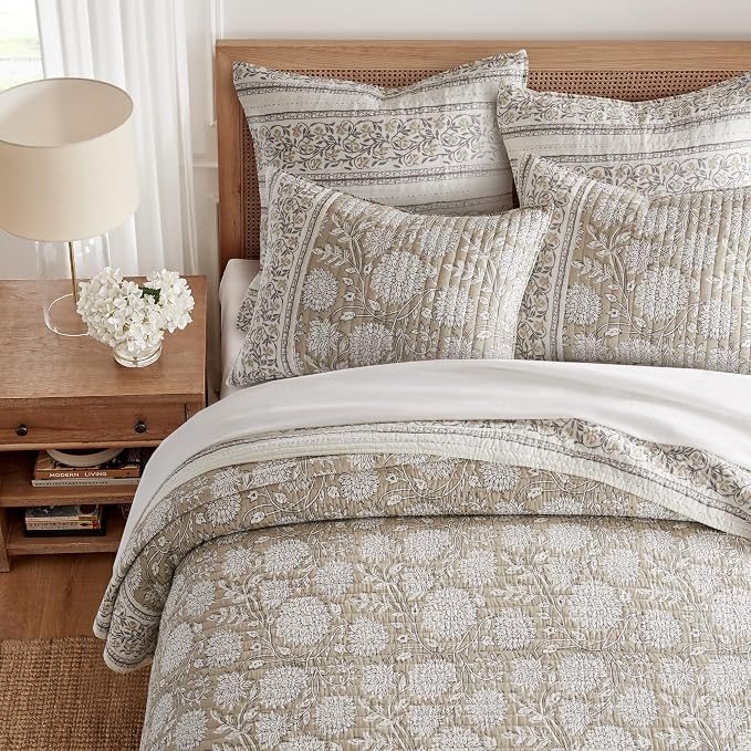 Levtex Home – Adare Taupe Bedspread Set – Twin Bedspread and 1 Standard Sham – - Image 3