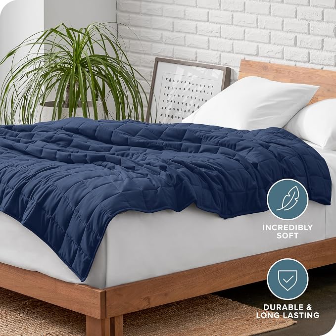 Bare Home Weighted Blanket All-Natural 100% Cotton - Image 5