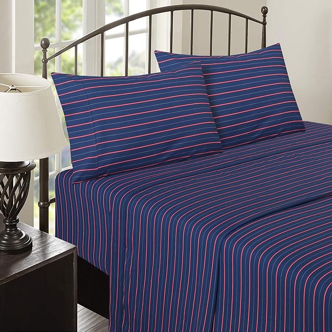 RUVANTI 100% Cotton Sheets – Twin XL Size Percale Bedding, Cooling & Breathable - Image 9