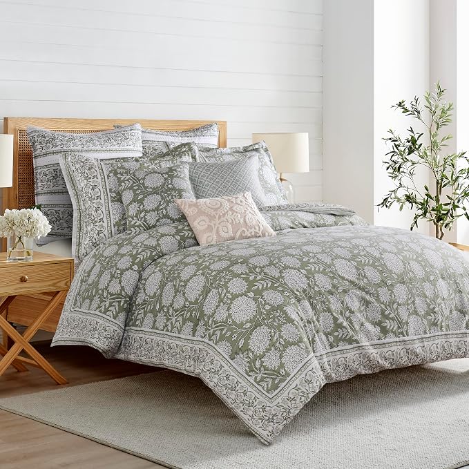 Levtex Home Adare Sage Reversible Twin Duvet Cover Set by LevtexHome