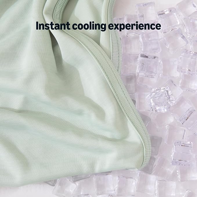 Amazon Basics Cooling Blanket for Hot Sleepers, Reversible Lightweight Thin - Image 3