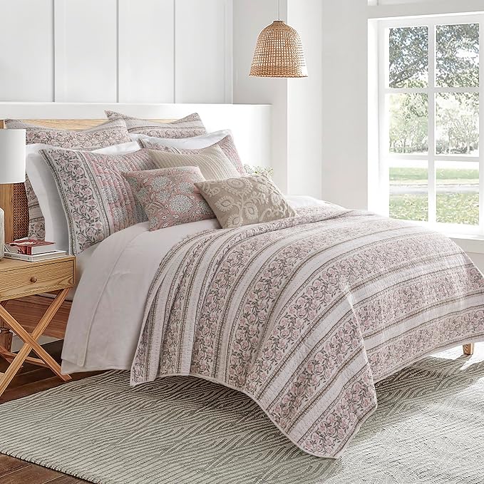 Levtex Home Adare Blush Reversible Twin/Twin XL Quilt Set - Image 3