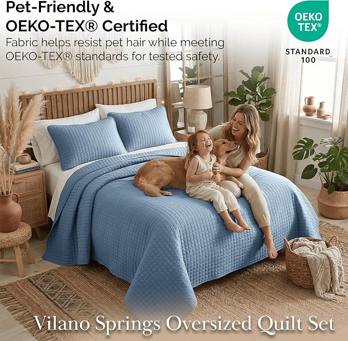 Southshore Fine Living, Inc. Queen Quilt Bedding Set, Summer Comforter Quilts - Image 5