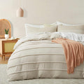 Oli Anderson Beige Duvet Cover Queen Size by OliAnderson