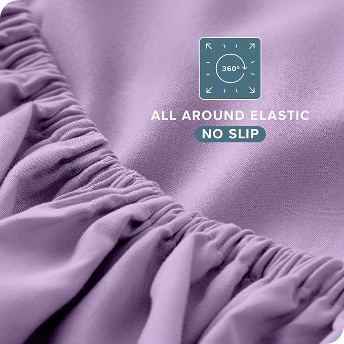 Bare Home Split Head Flex King Sheet Set - Image 7