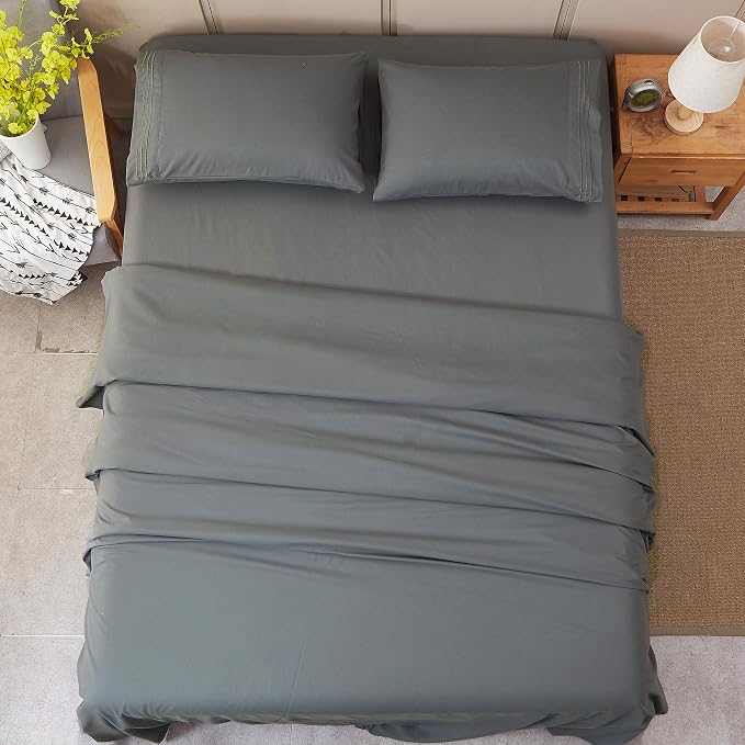 SONORO KATE Bed Sheet Set Super Soft Microfiber 1800 Thread Count Luxury - Image 9