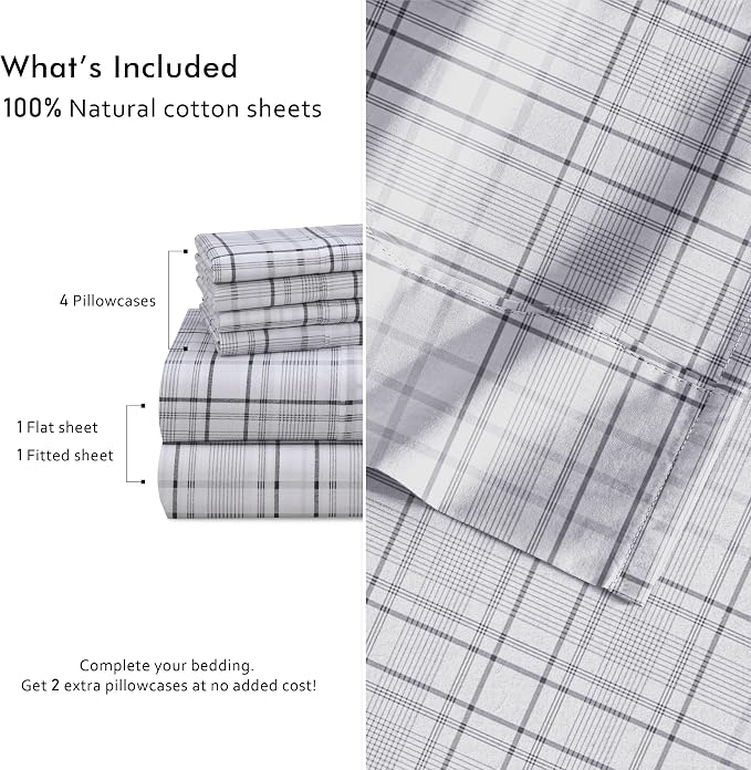 RUVANTI 6 Pcs Cotton Sheets - Image 4