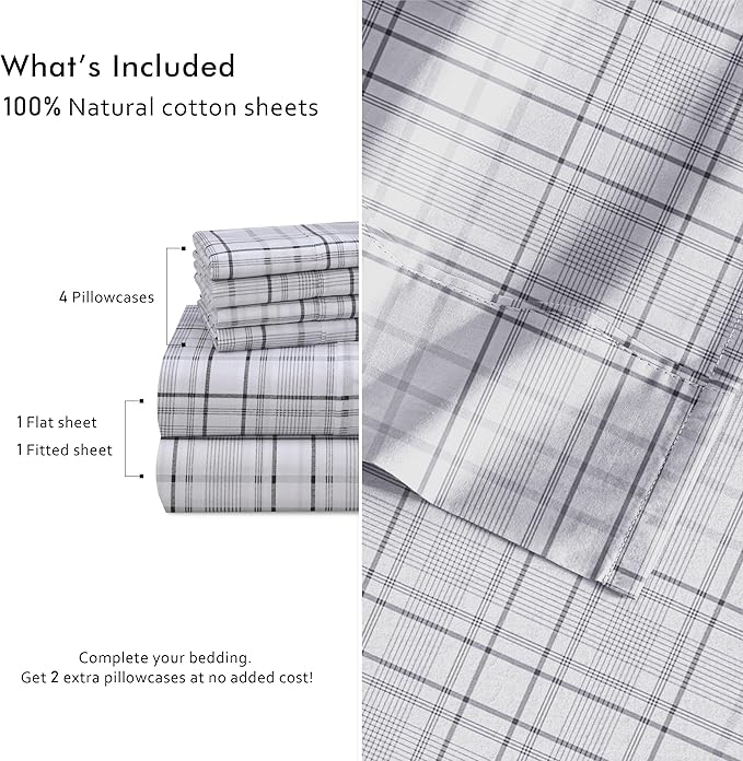 RUVANTI 6 Pcs Cotton Sheets - Image 4