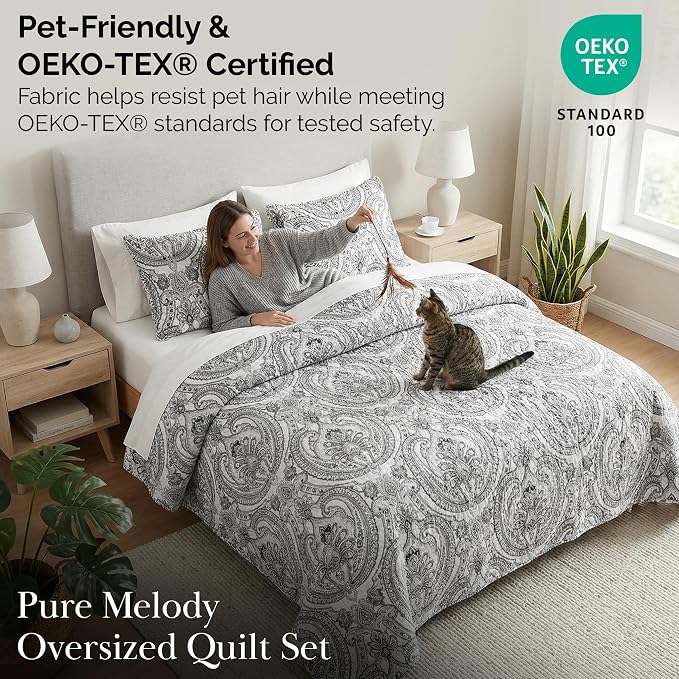 Southshore Fine Living, Inc. Boho King Quilt Set, Lightweight Bedspread - Image 5
