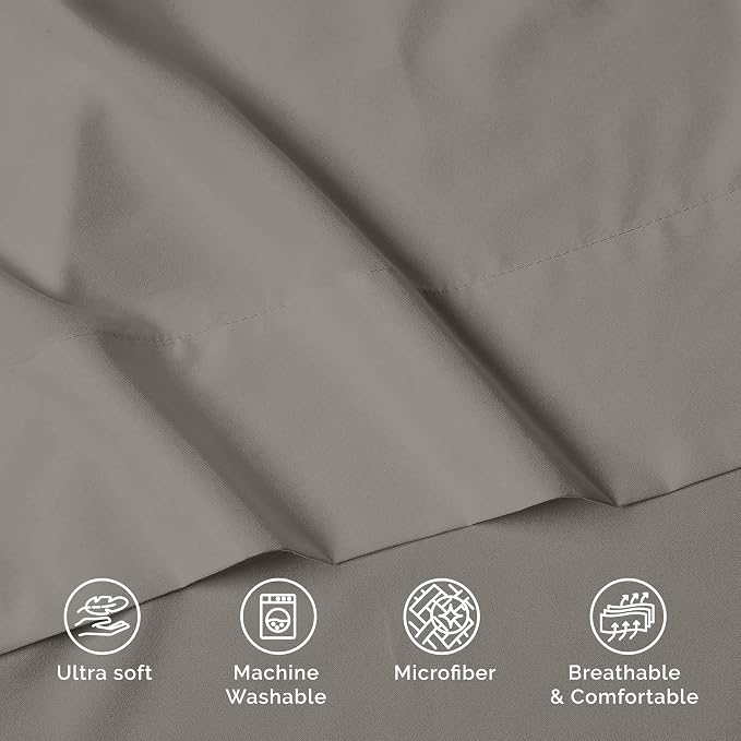Luxury Flat Sheet on Amazon Elegant Comfort Wrinkle-Free 1500 Premier Hotel - Image 8