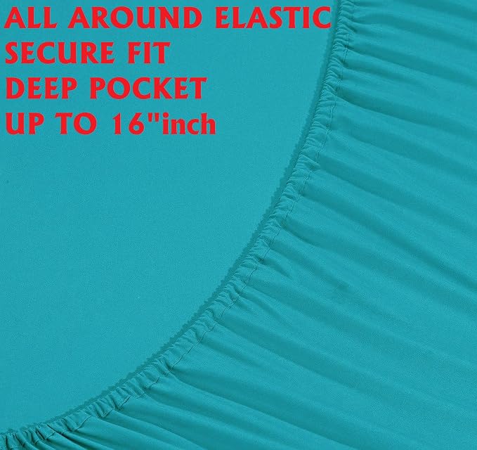 Elegant Comfort Luxury Soft Bed Sheets 1500 Premium Hotel Quality Microfiber - Image 4
