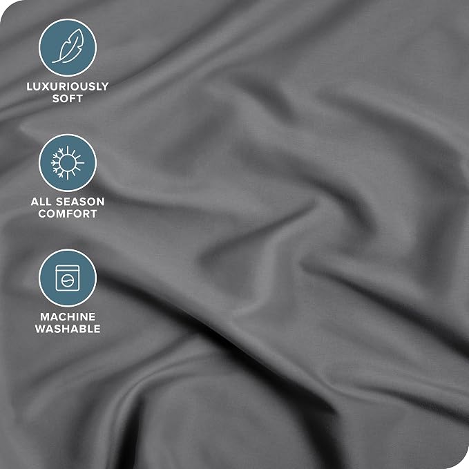 Bare Home Fitted Bottom Sheet California King Size - Image 2