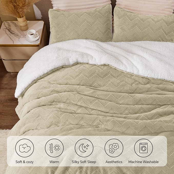 BEDELITE Fluffy Queen Comforter Set - Image 6