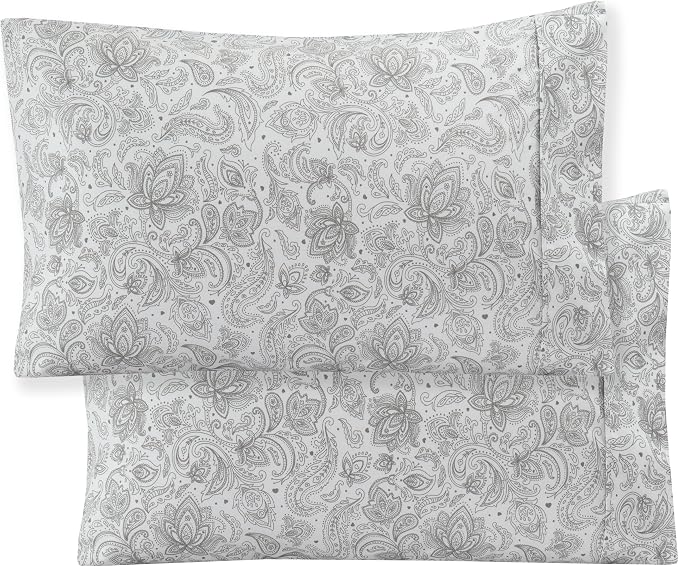 Elegant Comfort Luxury Soft Bed Sheets Paisley Pattern - Image 6