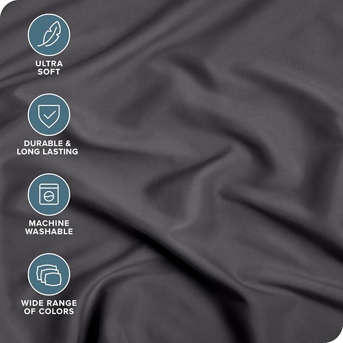 Bare Home 2-Pack Fitted Bottom Sheets Short Queen - Image 2