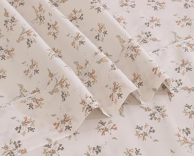 RUVANTI 100% Cotton Sheets – Queen Size Percale Bedding, Cooling & Breathable - Image 6