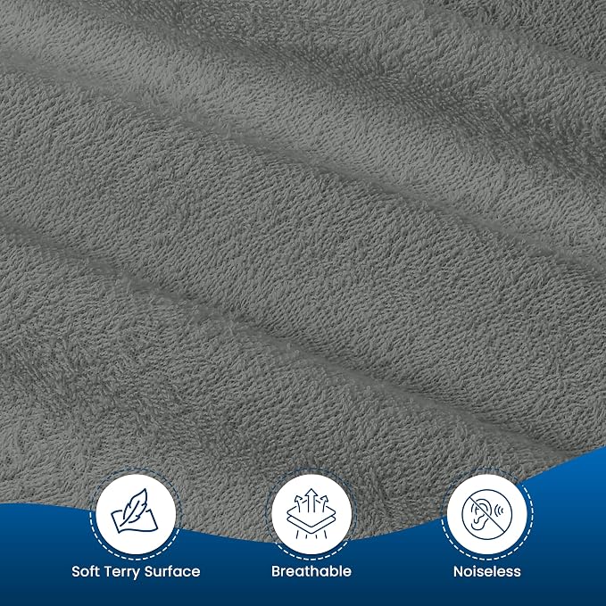 King Size Mattress Protector Waterproof, Premium 200 GSM Terry Mattress Cover - Image 8