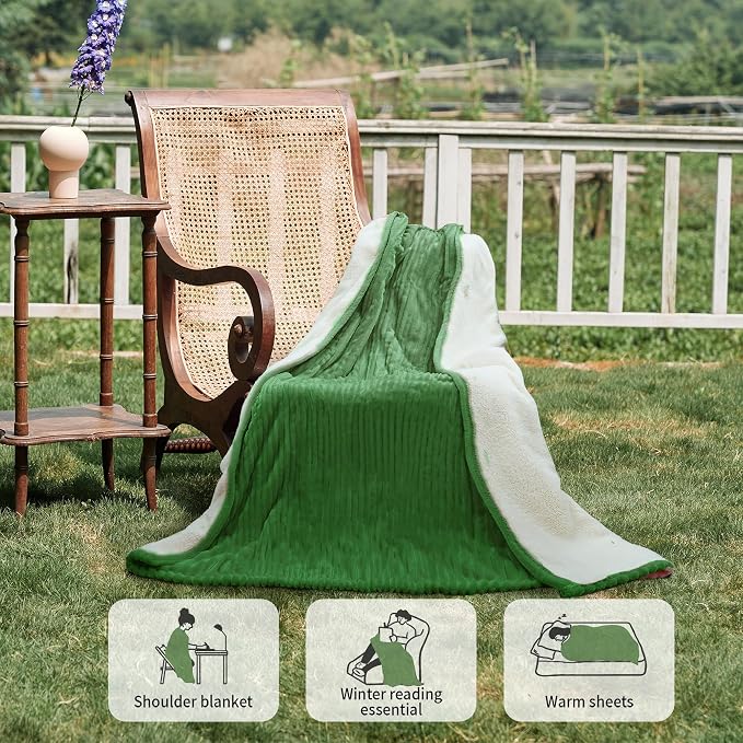 Texciting Heated Blanket Electric Blanket Throw 50”X60”-Heating Throw - Image 4