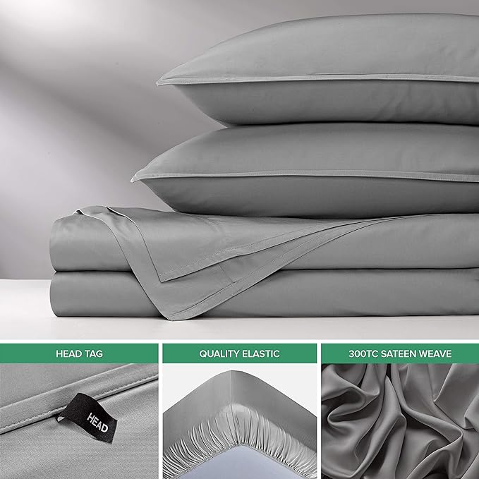 Pure Bamboo Twin Sheets, Genuine 100% Organic Viscose Derived from Bamboo Bed - Image 6