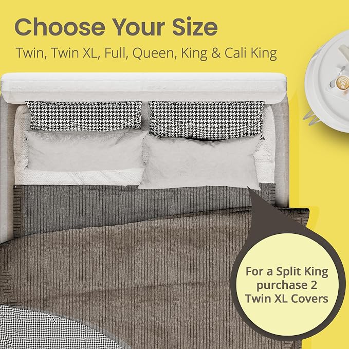 SafeRest Waterproof Mattress Protector Twin XL Size – Absorbent Breathable Soft - Image 7