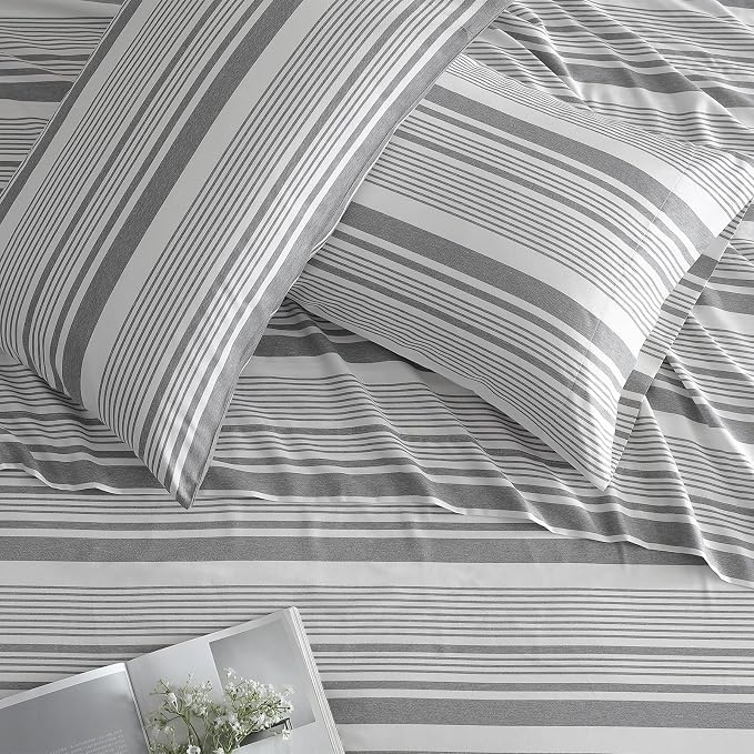 ClevaHome Classic Stripe Sheet Set - Image 4