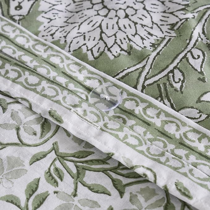 Levtex Home Adare Sage Reversible Twin Duvet Cover Set - Image 6