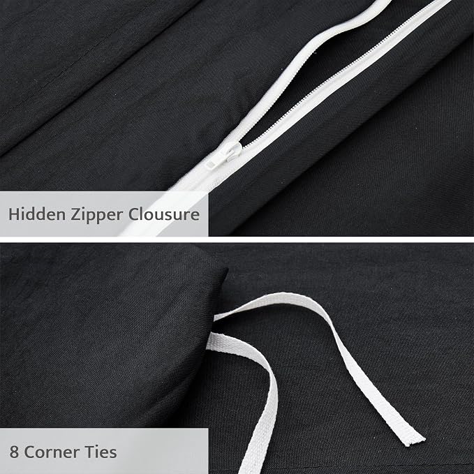 Oli Anderson Black Duvet Cover King Size - Image 4