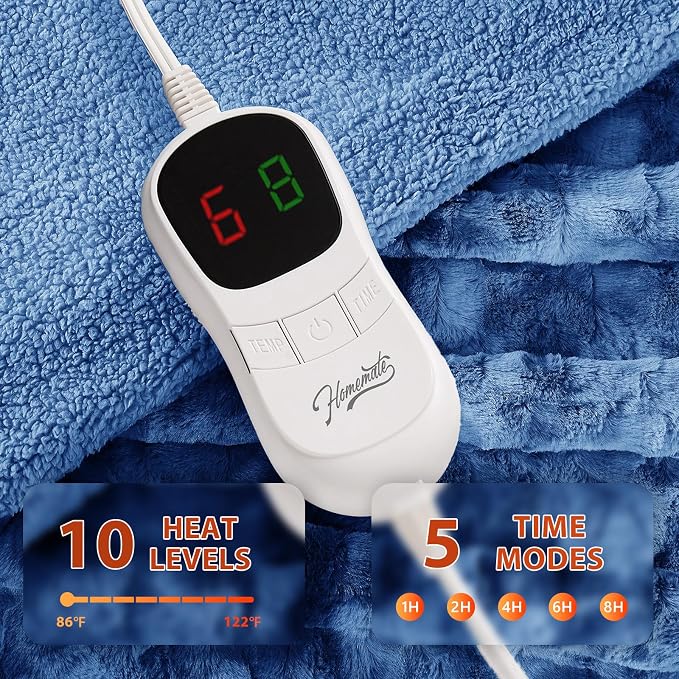 Homemate Electric Heated Blanket Twin Size - Image 3