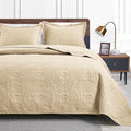 Love's cabin California King Size Quilt Bedding Set Camel Bedspreads by Lovescabin