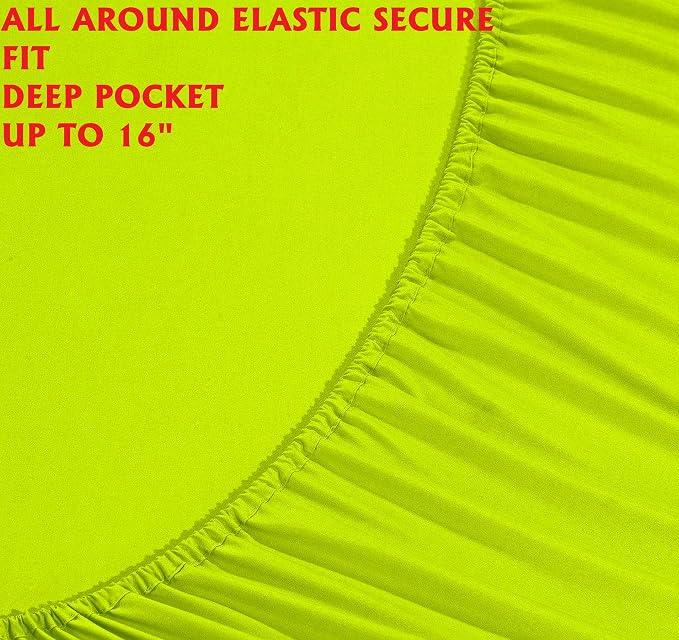 Elegant Comfort Luxury Soft Bed Sheets 1500 Premium Hotel Quality Microfiber - Image 4