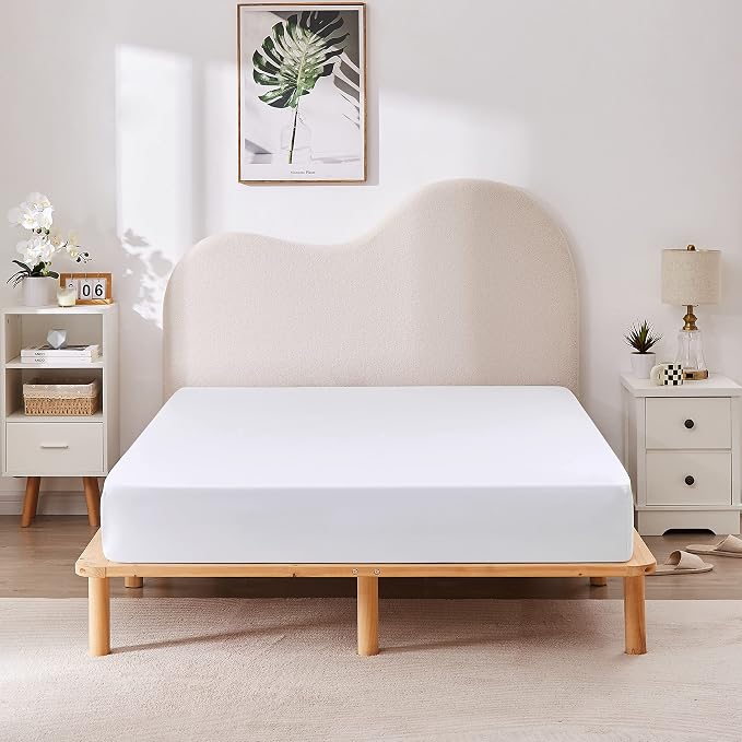 HBHLFZ Twin XL Fitted Sheet Only, Soft Breathable Bottom Sheet - Image 6