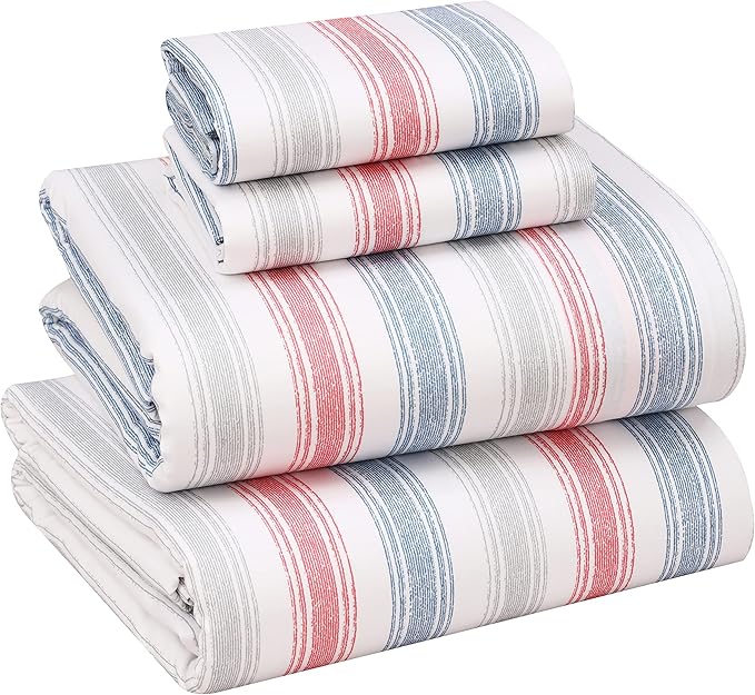 RUVANTI 100% Cotton Sheets – King Size Percale Bedding, Cooling & Breathable by Ruvanti