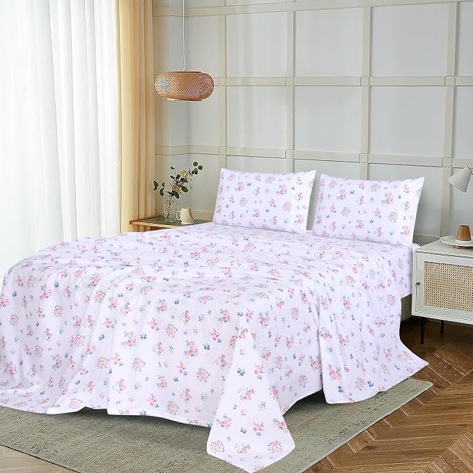 RUVANTI 100% Cotton Sheets – California King Percale Bedding, Cooling & - Image 9