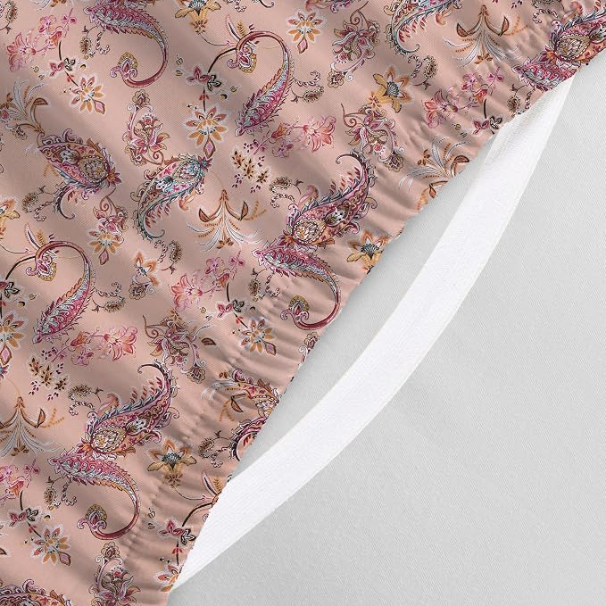 Elegant Comfort Luxury Soft Bed Sheets Paisley Pattern - Image 4