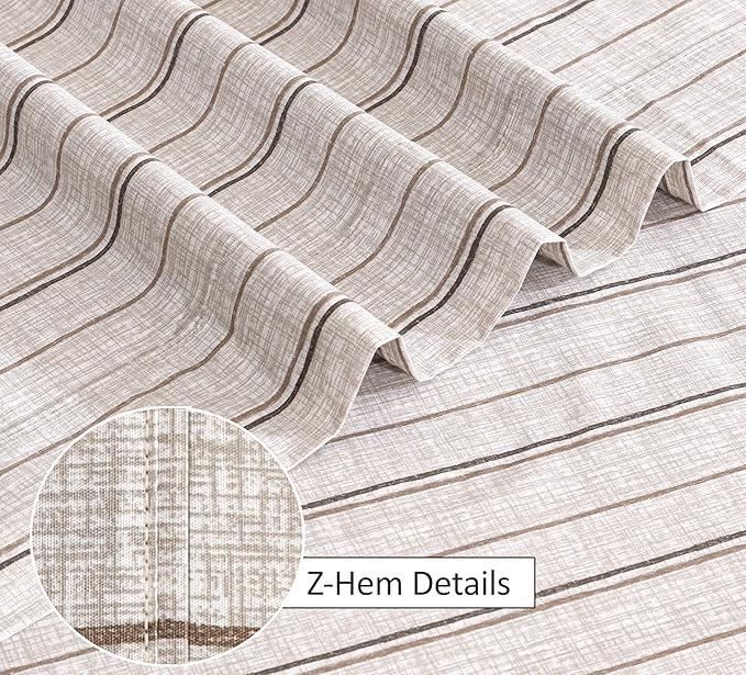 RUVANTI 100% Cotton Sheets – Queen Size Percale Bedding, Cooling & Breathable - Image 4